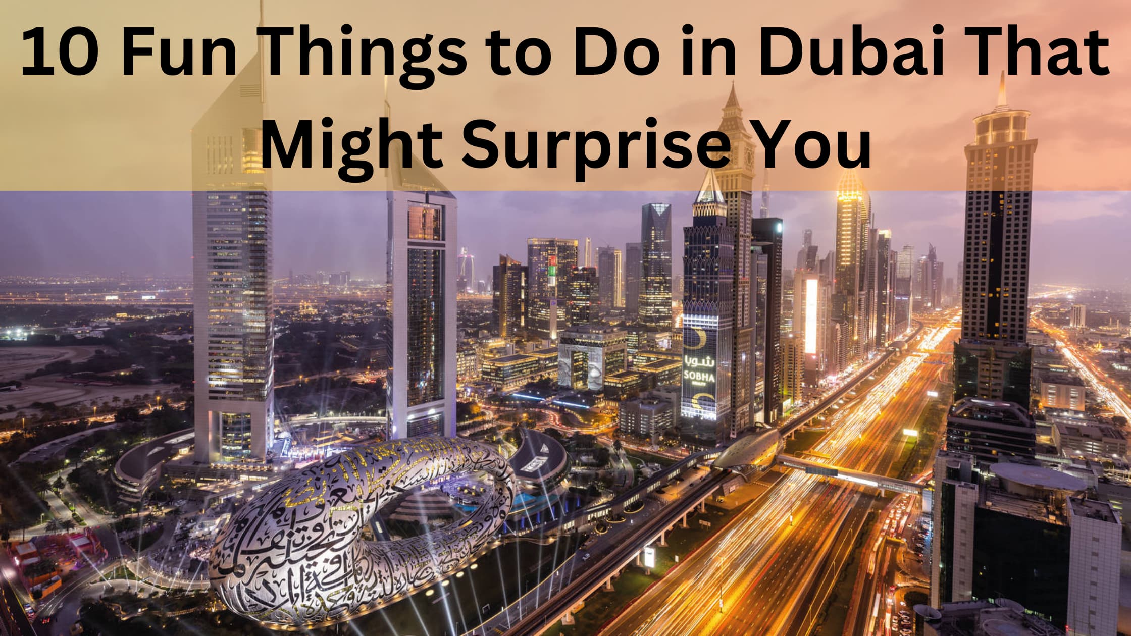 Fun Things to Do in Dubai